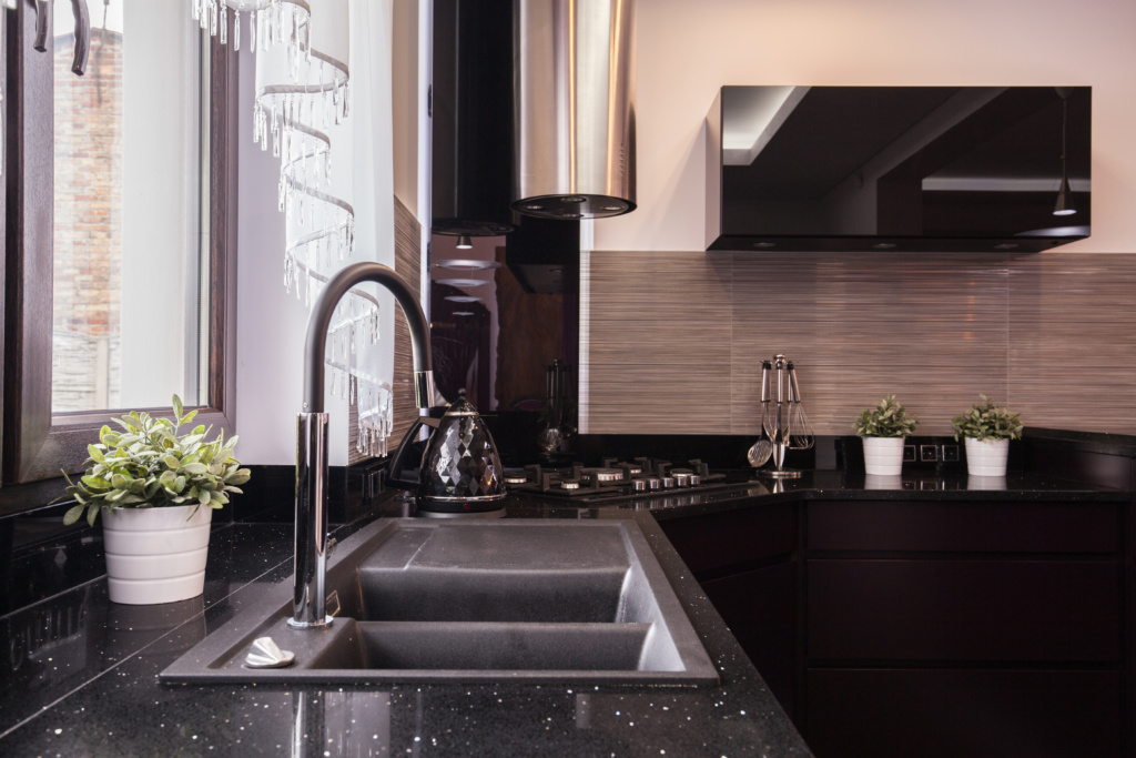 granite countertop sink